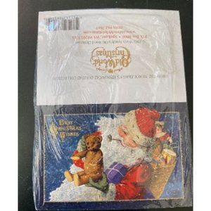 Old World Christmas Best Christmas Wishes Mini Card